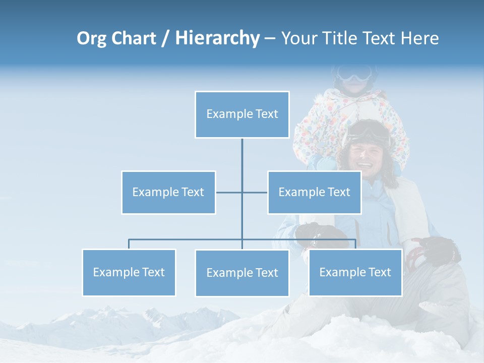 Vacation Alps Female PowerPoint Template