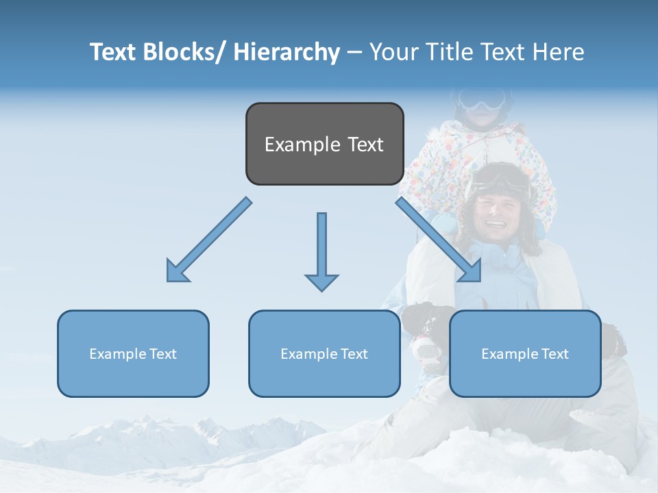 Vacation Alps Female PowerPoint Template