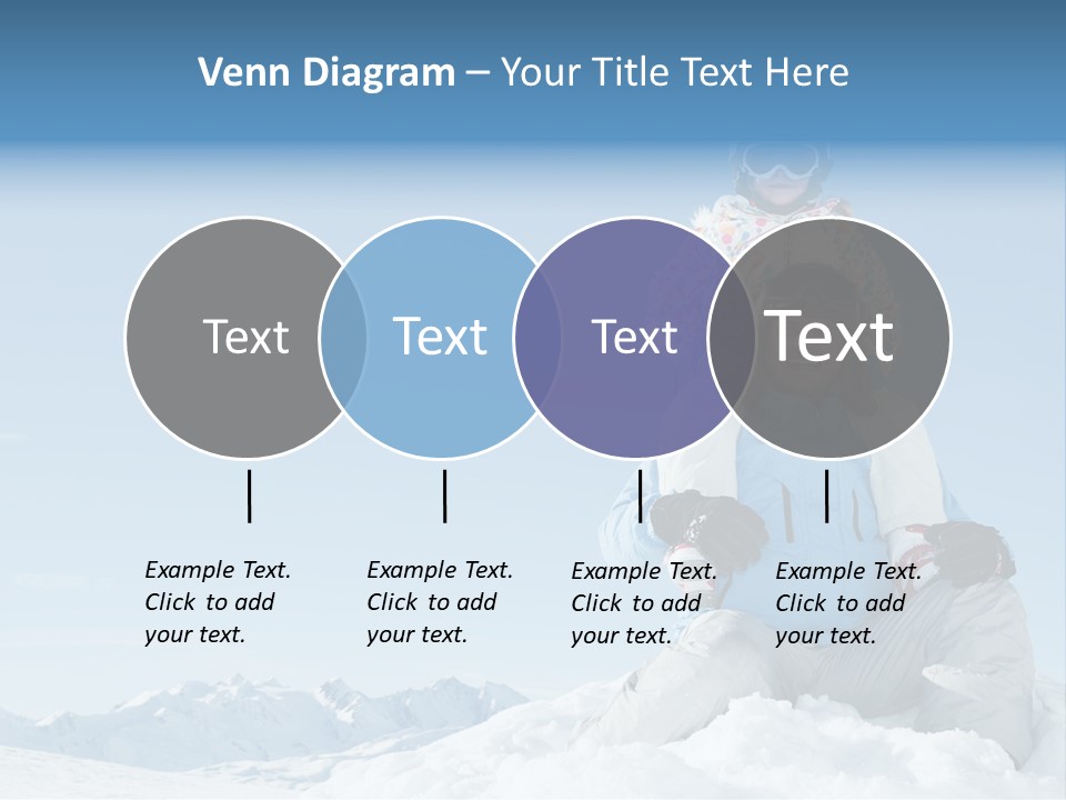 Vacation Alps Female PowerPoint Template