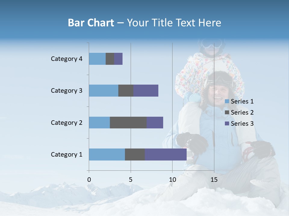 Vacation Alps Female PowerPoint Template