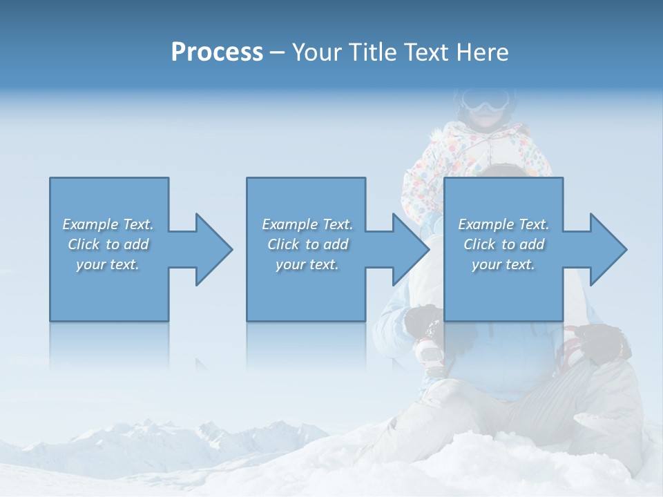 Vacation Alps Female PowerPoint Template