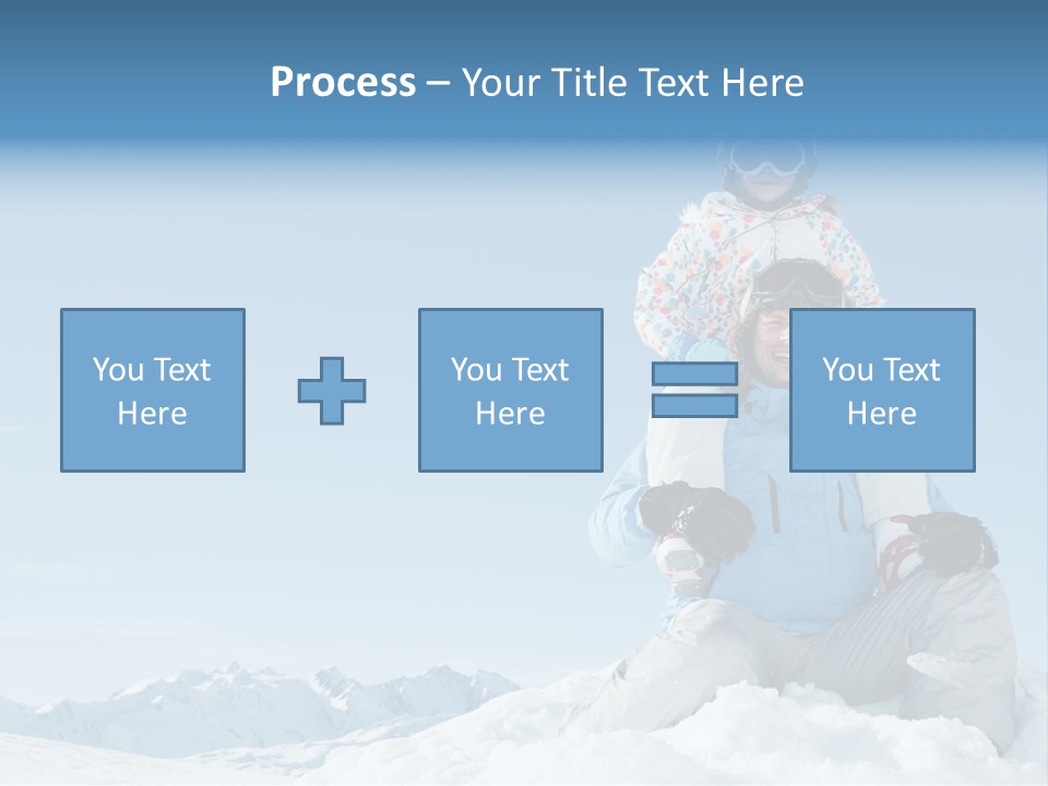 Vacation Alps Female PowerPoint Template