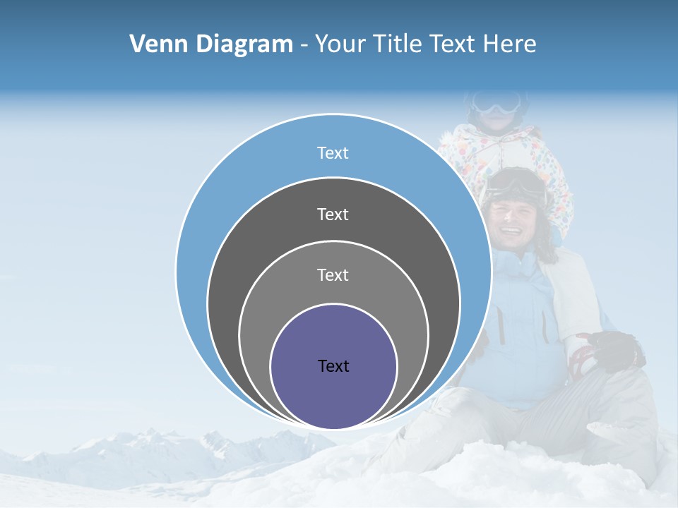 Vacation Alps Female PowerPoint Template