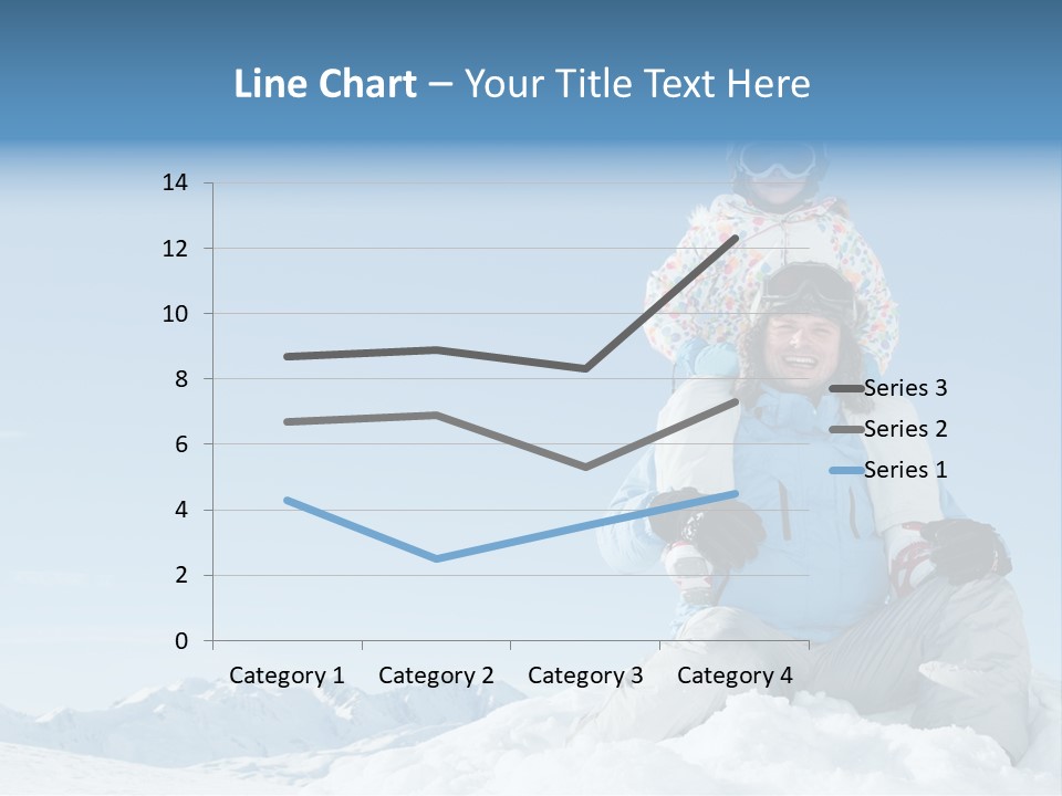 Vacation Alps Female PowerPoint Template