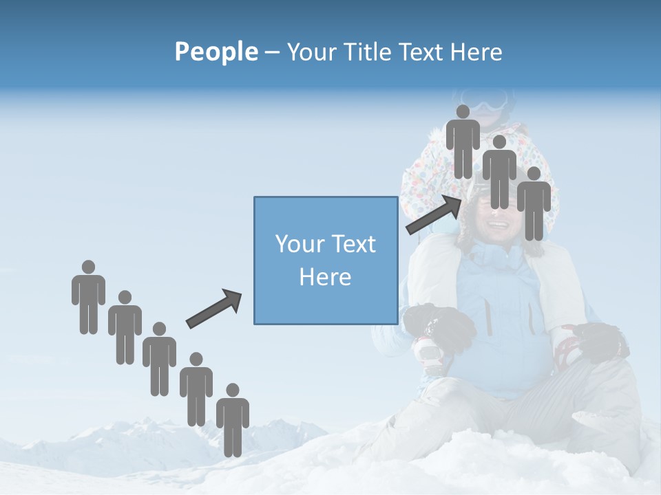 Vacation Alps Female PowerPoint Template