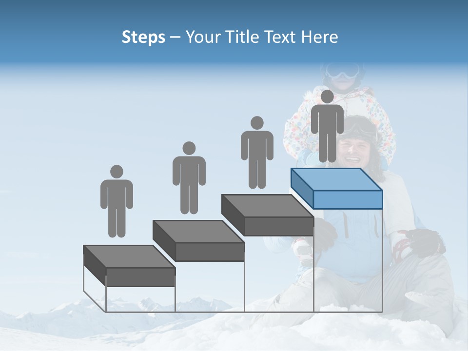 Vacation Alps Female PowerPoint Template