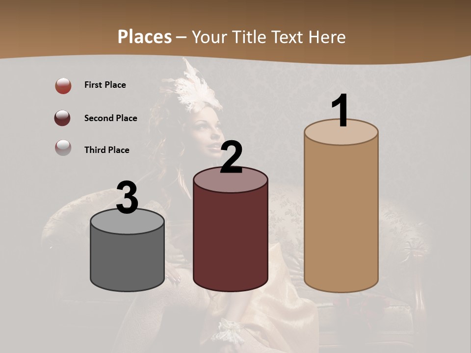 Woman Beautiful Rich PowerPoint Template