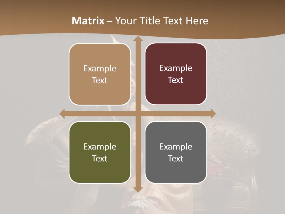 Woman Beautiful Rich PowerPoint Template