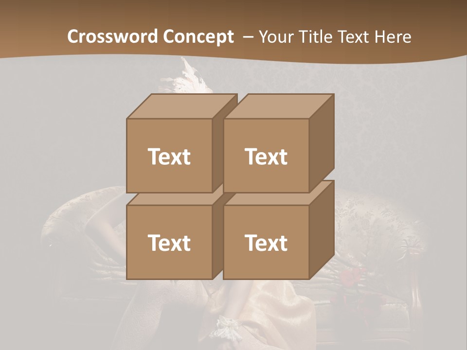 Woman Beautiful Rich PowerPoint Template