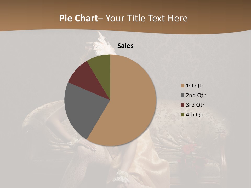 Woman Beautiful Rich PowerPoint Template