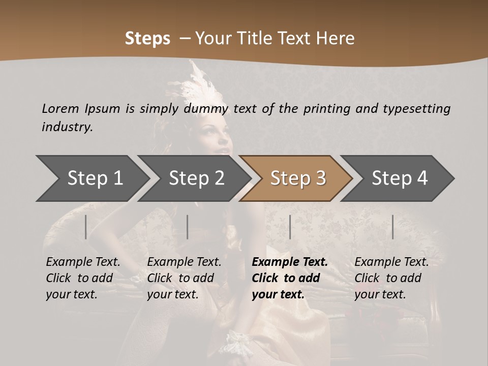 Woman Beautiful Rich PowerPoint Template