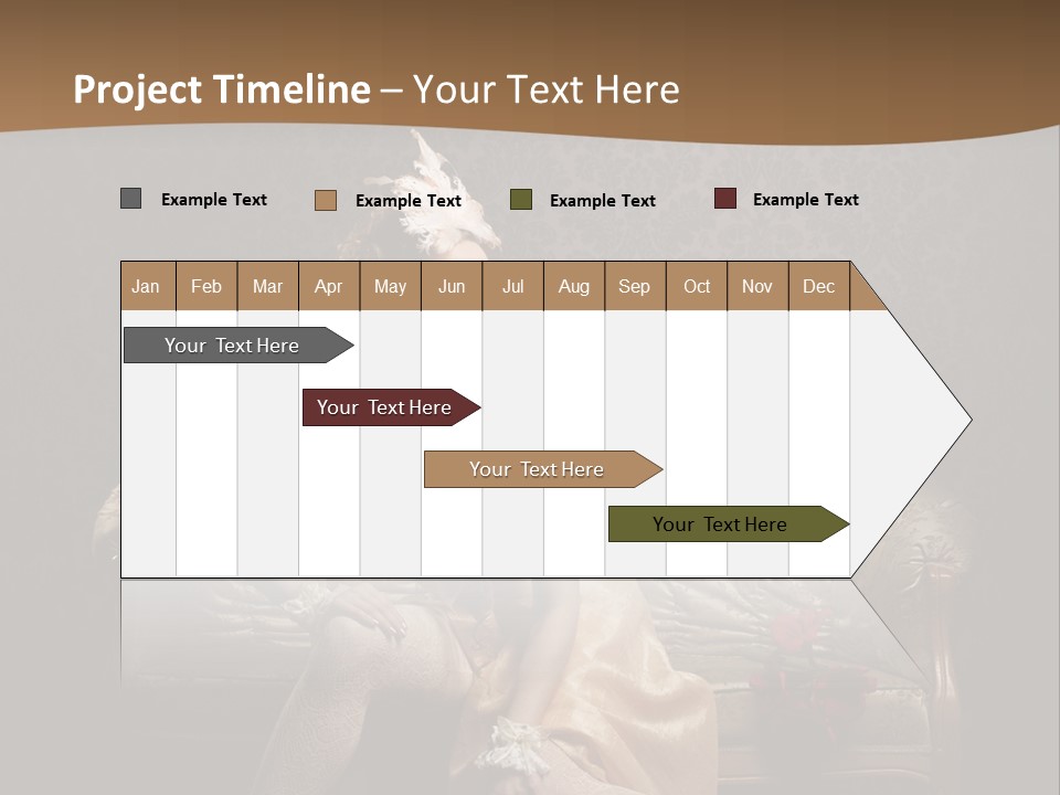 Woman Beautiful Rich PowerPoint Template