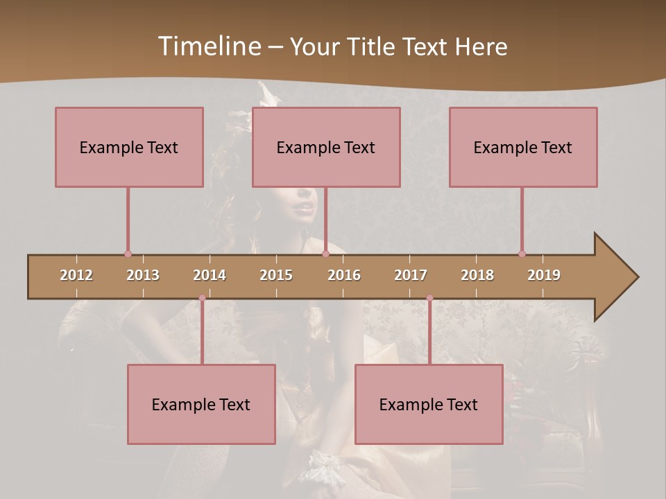 Woman Beautiful Rich PowerPoint Template