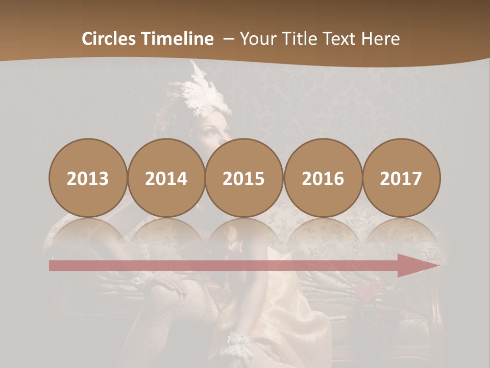 Woman Beautiful Rich PowerPoint Template