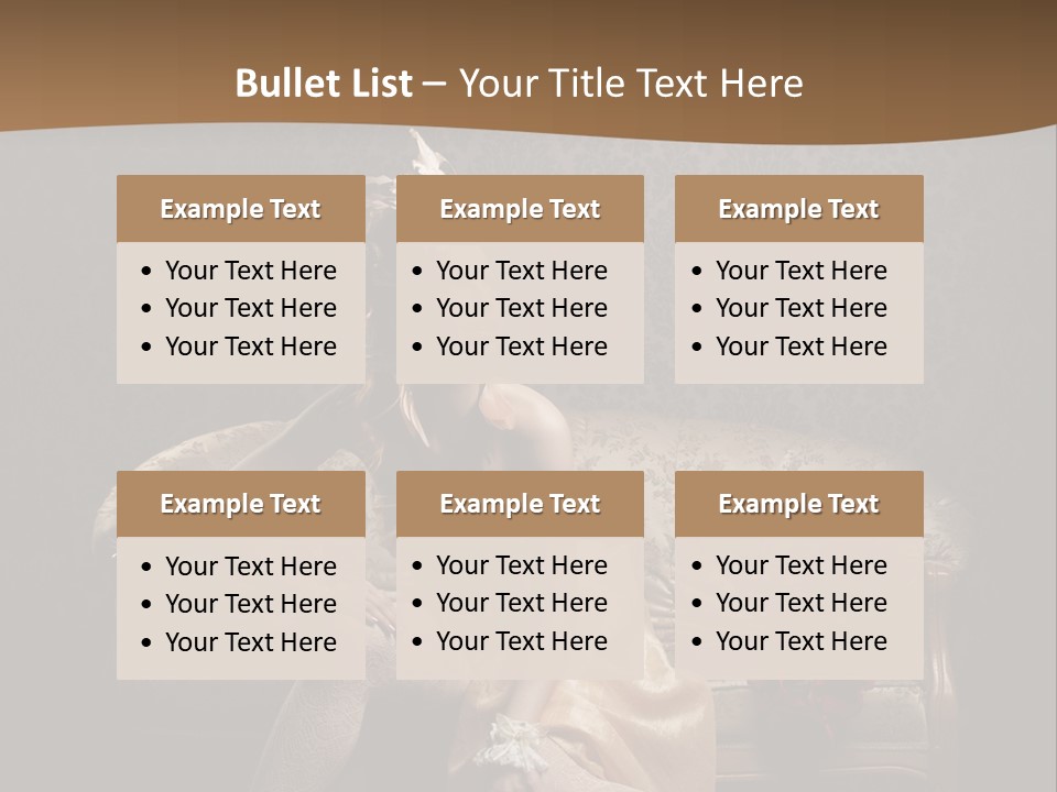 Woman Beautiful Rich PowerPoint Template