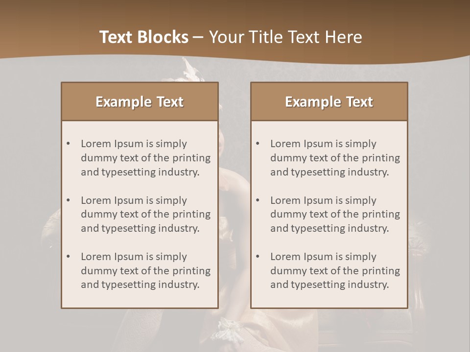 Woman Beautiful Rich PowerPoint Template