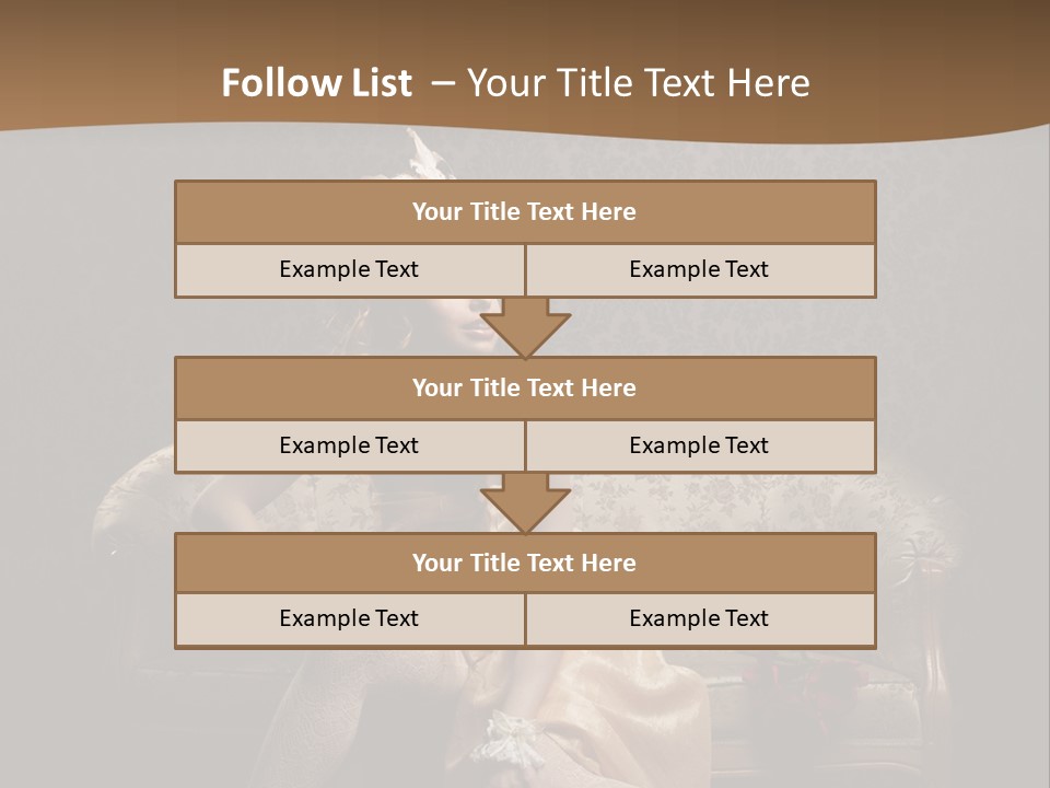 Woman Beautiful Rich PowerPoint Template