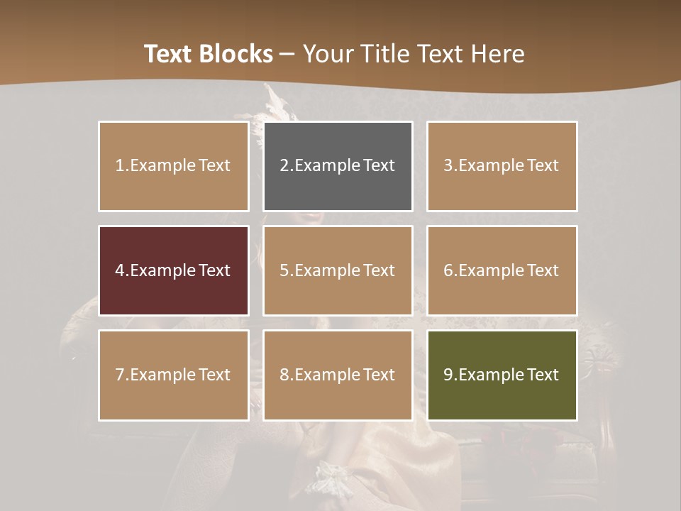 Woman Beautiful Rich PowerPoint Template