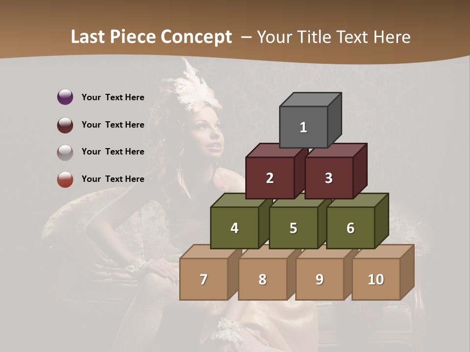 Woman Beautiful Rich PowerPoint Template