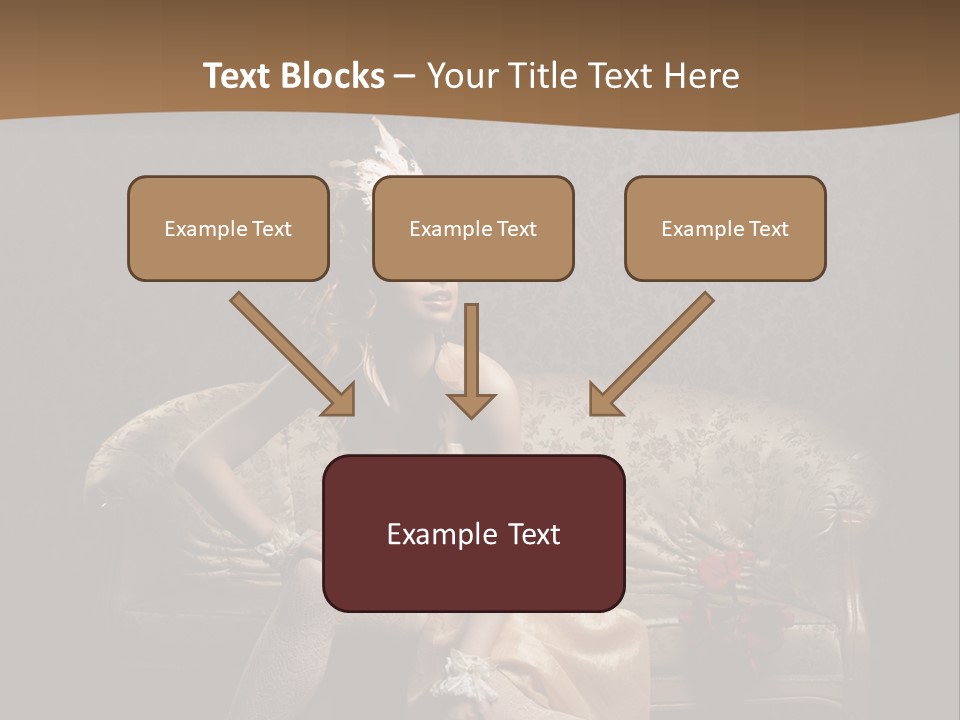 Woman Beautiful Rich PowerPoint Template