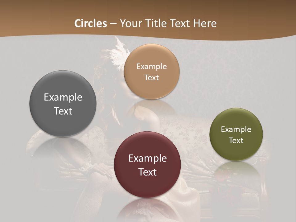 Woman Beautiful Rich PowerPoint Template