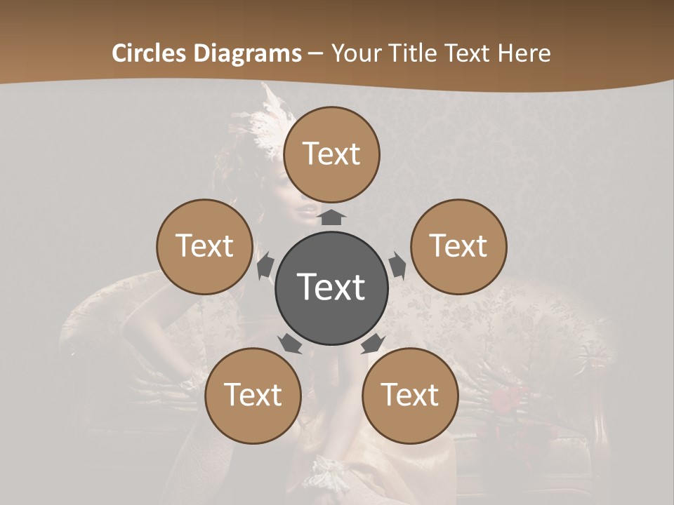 Woman Beautiful Rich PowerPoint Template