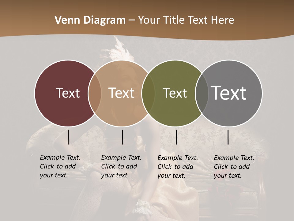 Woman Beautiful Rich PowerPoint Template