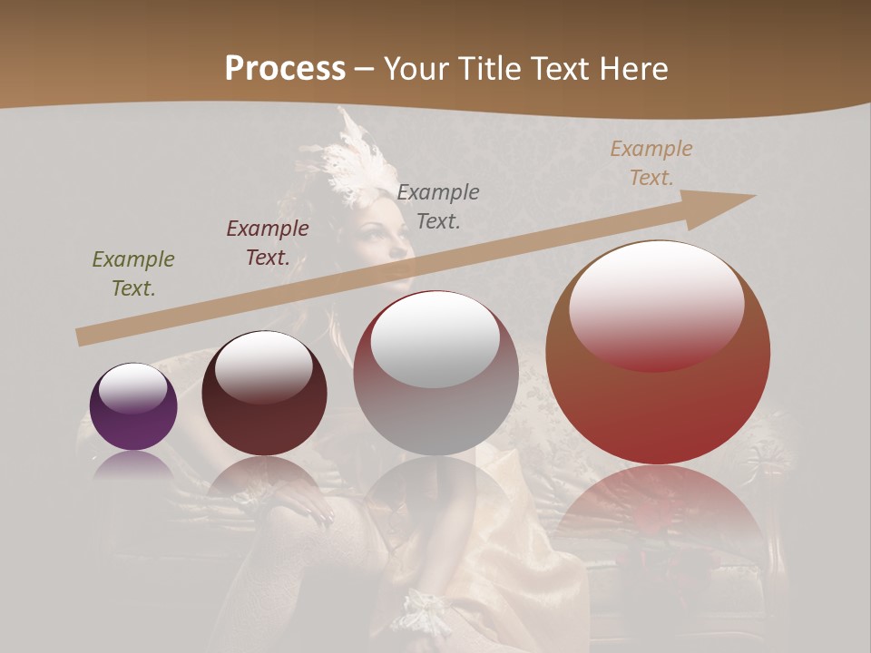 Woman Beautiful Rich PowerPoint Template