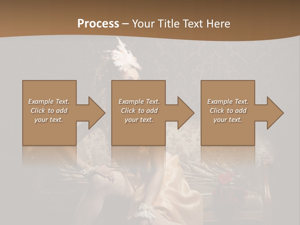 Woman Beautiful Rich PowerPoint Template