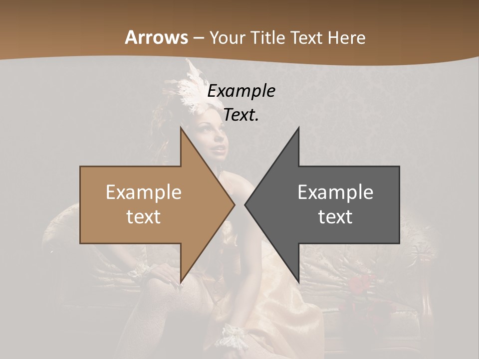 Woman Beautiful Rich PowerPoint Template