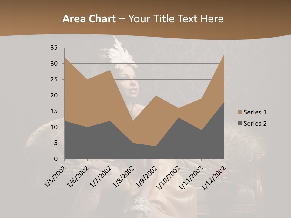 Woman Beautiful Rich PowerPoint Template