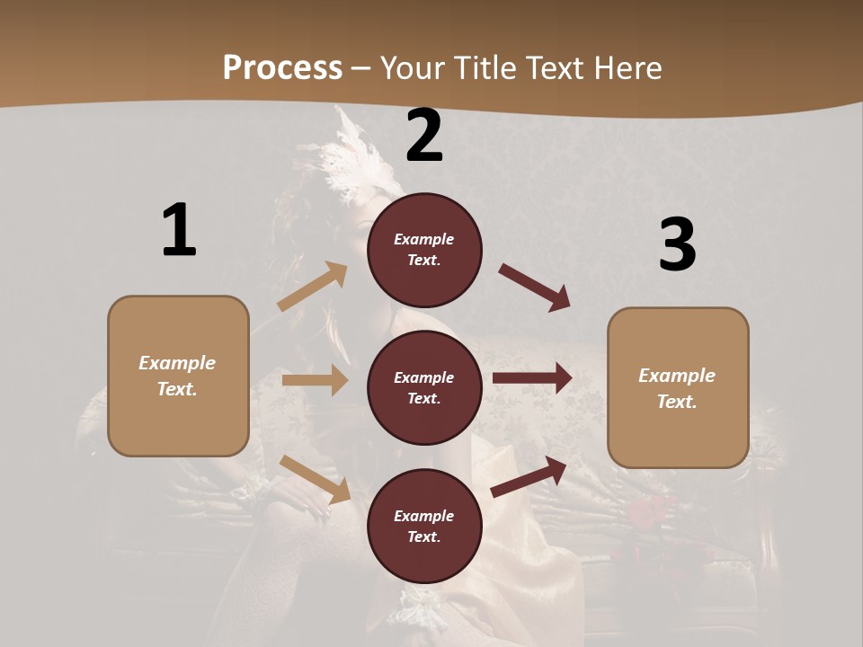 Woman Beautiful Rich PowerPoint Template