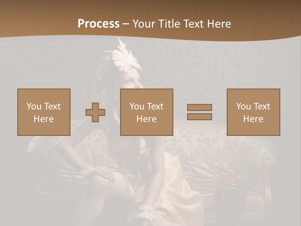 Woman Beautiful Rich PowerPoint Template