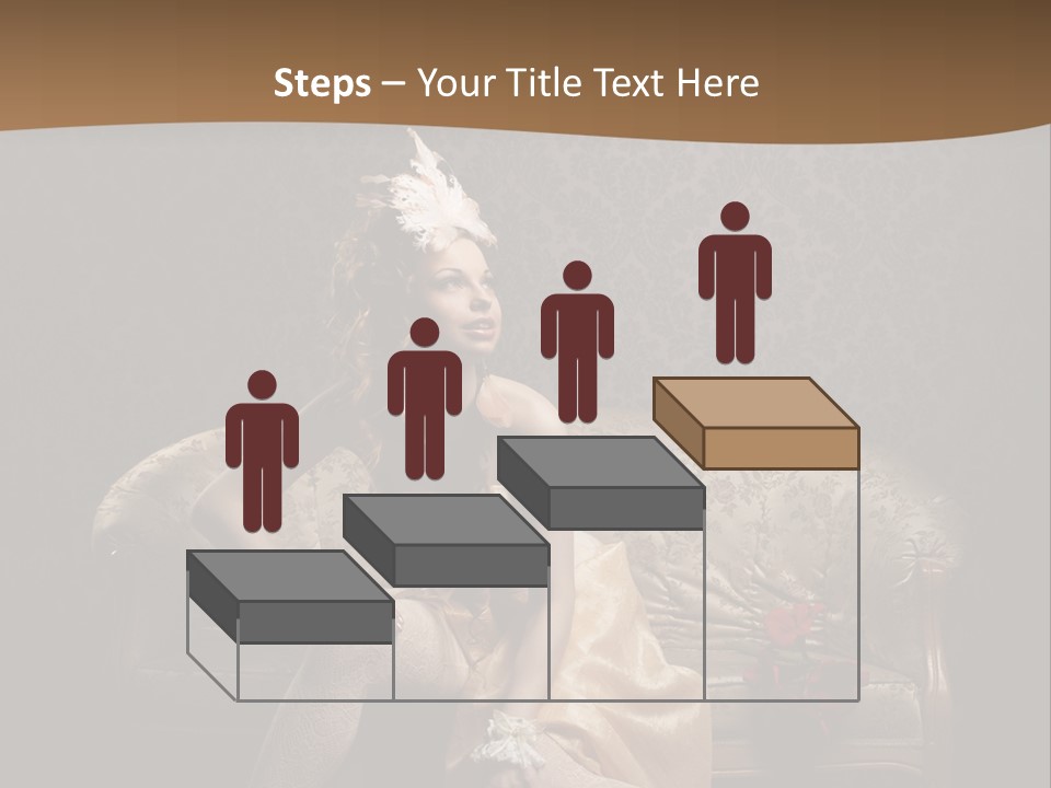 Woman Beautiful Rich PowerPoint Template