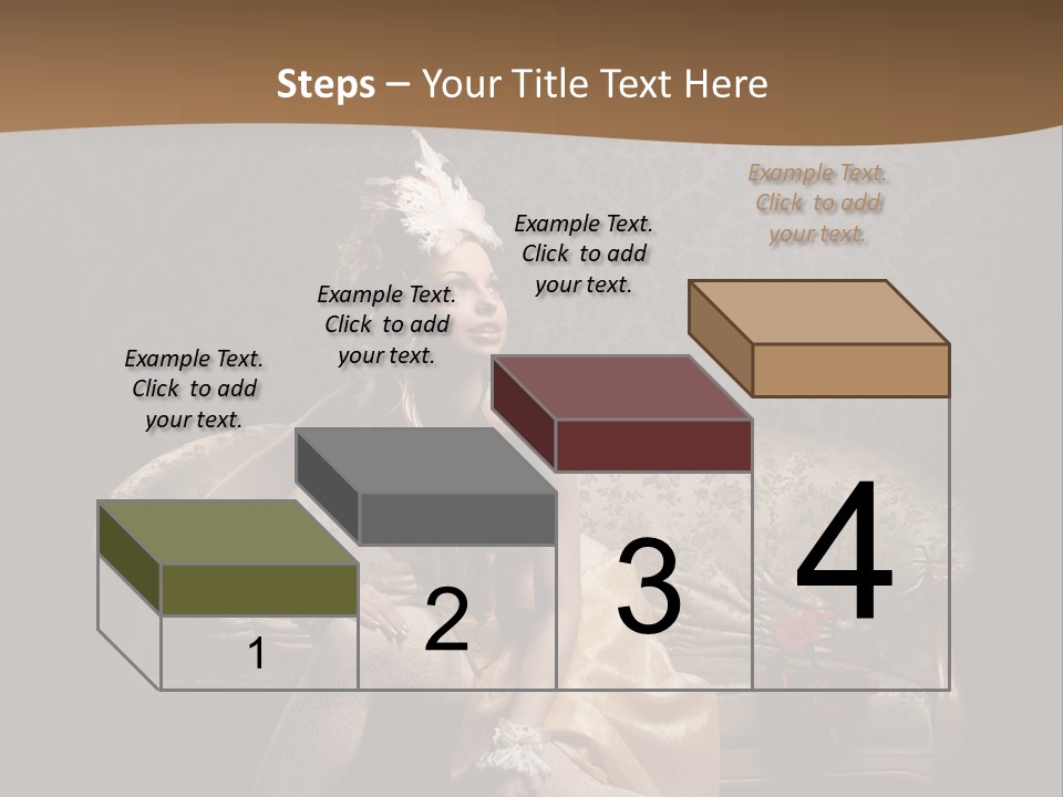 Woman Beautiful Rich PowerPoint Template