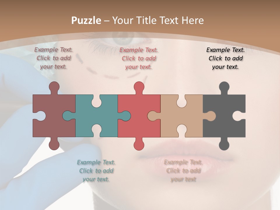 Lined White Drawing PowerPoint Template