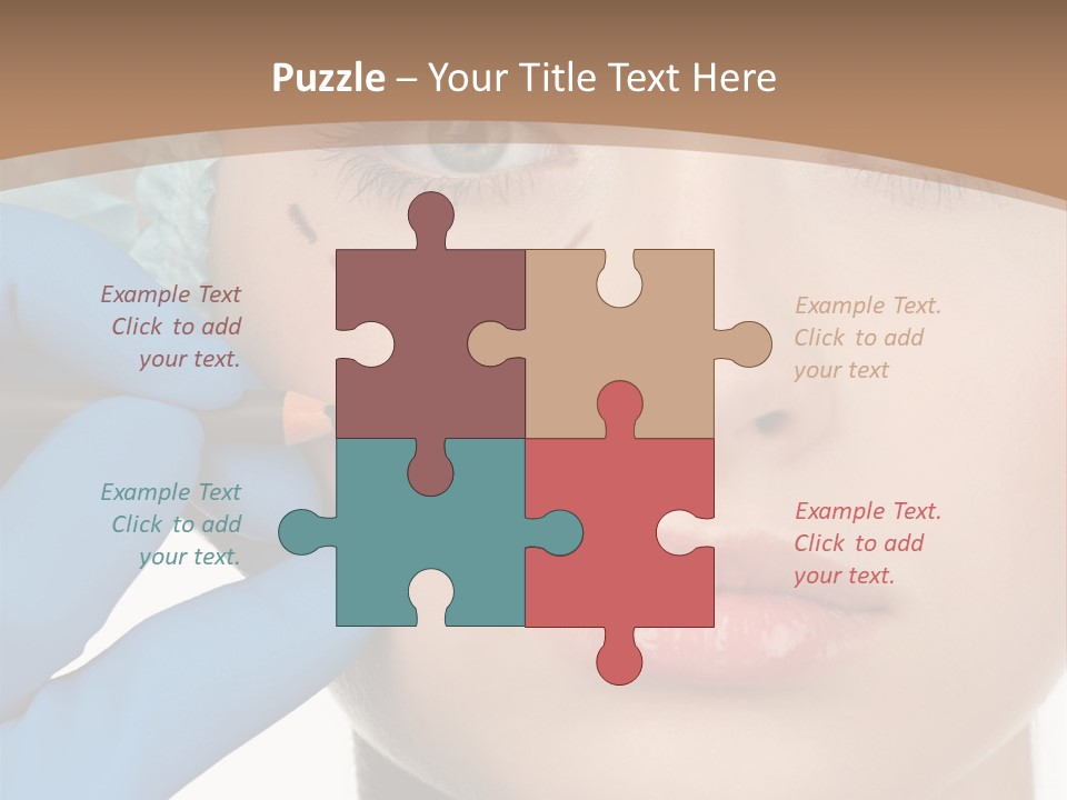 Lined White Drawing PowerPoint Template