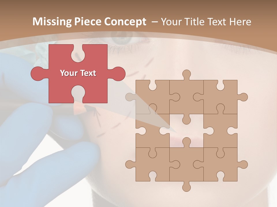 Lined White Drawing PowerPoint Template