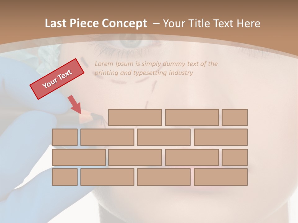 Lined White Drawing PowerPoint Template