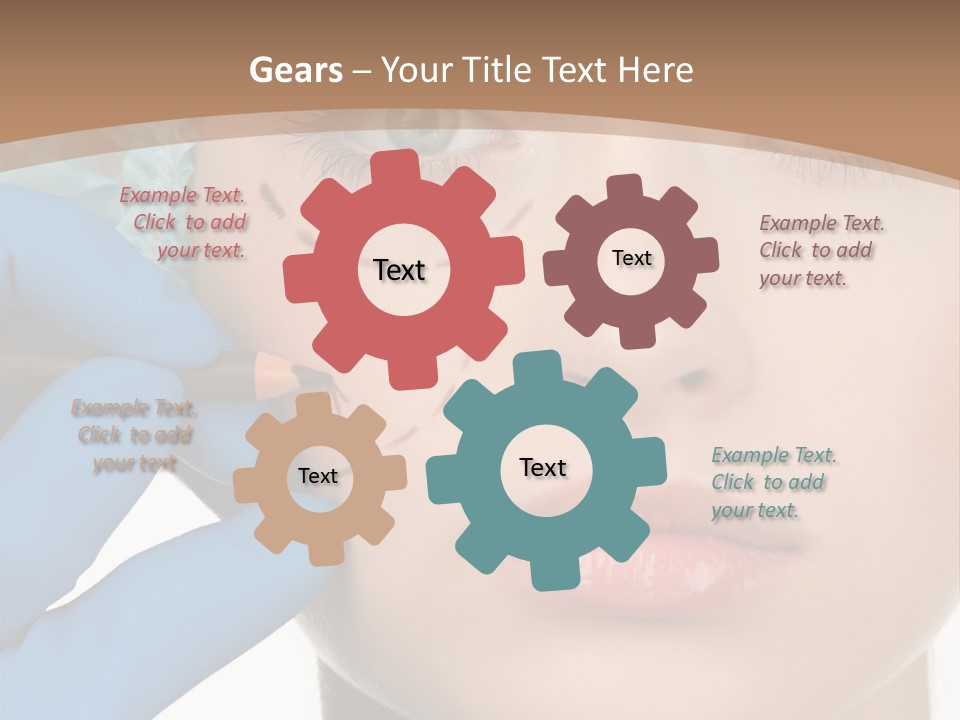 Lined White Drawing PowerPoint Template