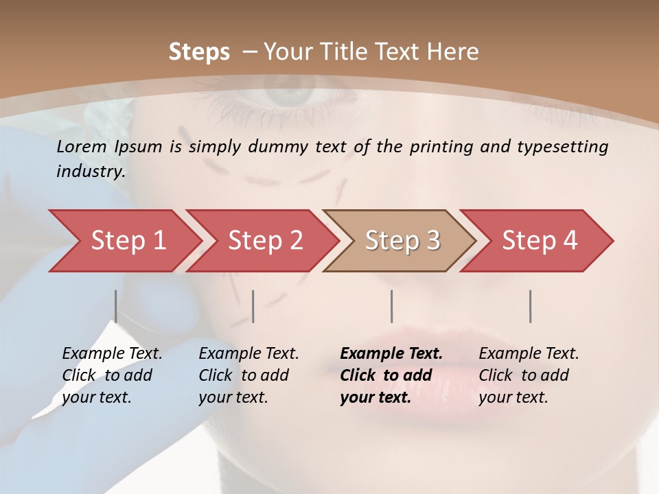Lined White Drawing PowerPoint Template
