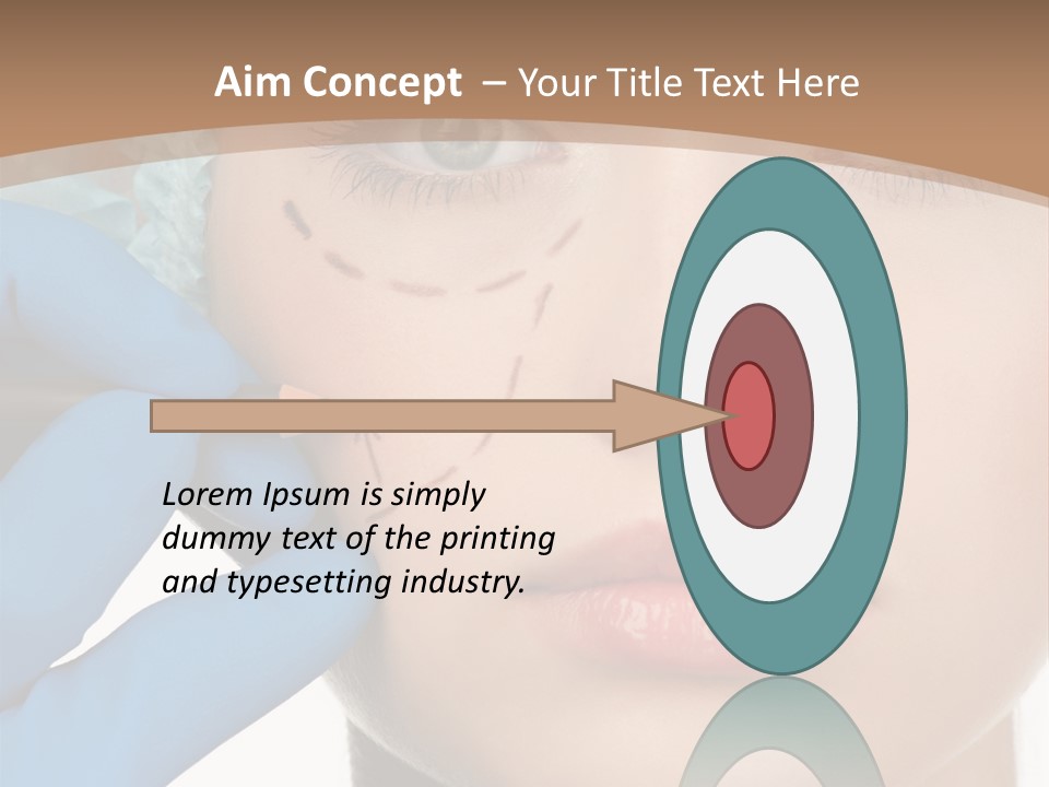 Lined White Drawing PowerPoint Template