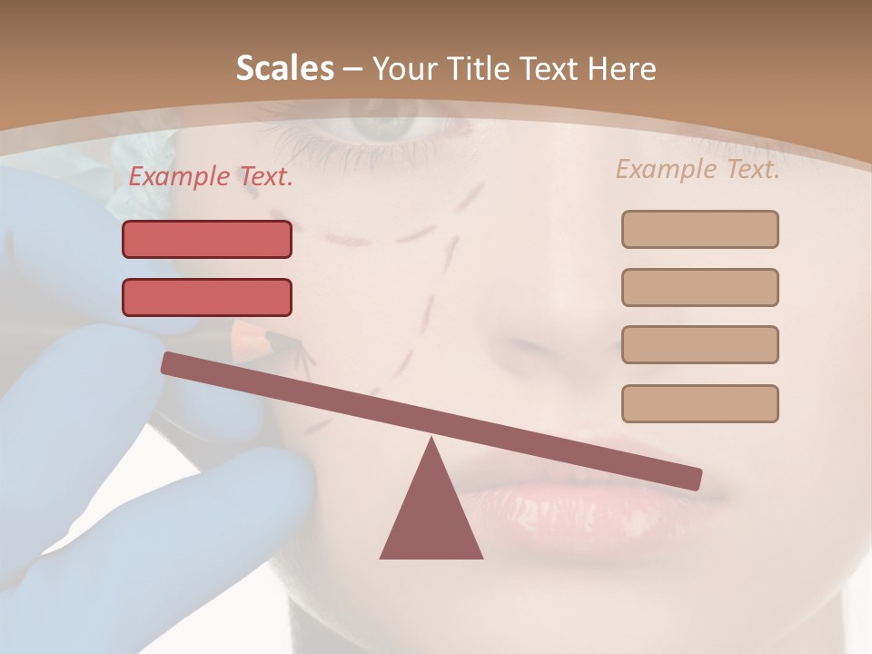 Lined White Drawing PowerPoint Template