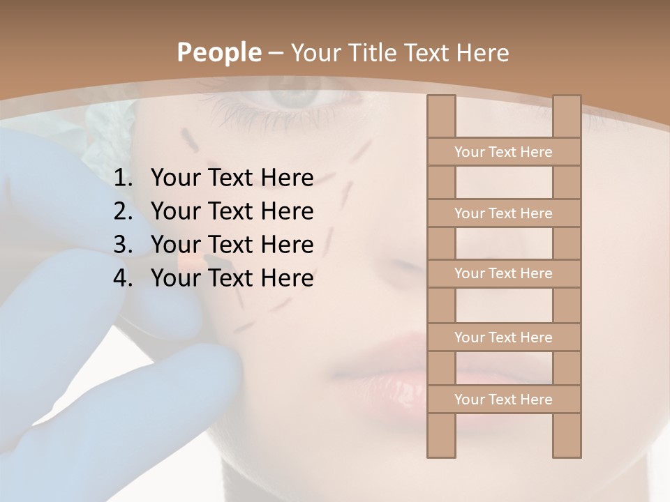 Lined White Drawing PowerPoint Template