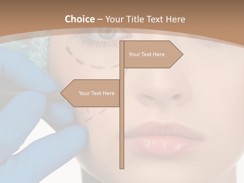 Lined White Drawing PowerPoint Template