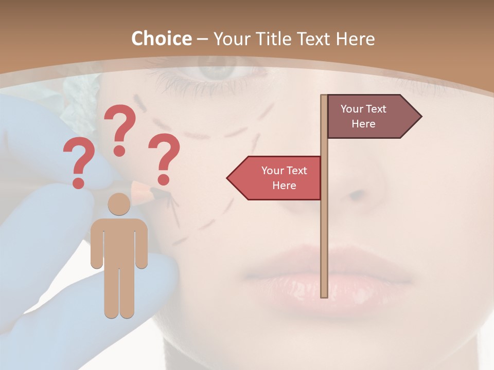 Lined White Drawing PowerPoint Template