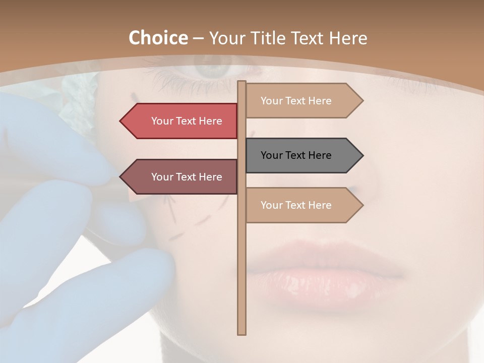 Lined White Drawing PowerPoint Template