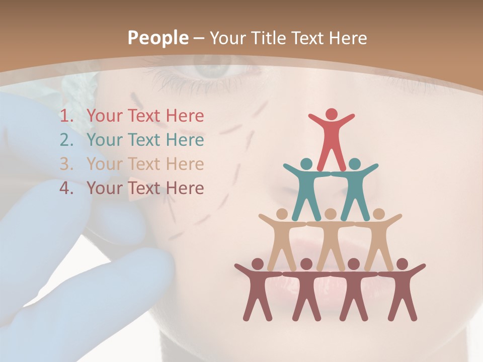 Lined White Drawing PowerPoint Template