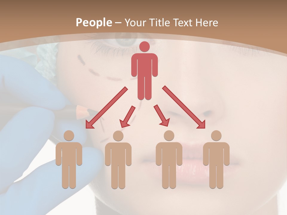 Lined White Drawing PowerPoint Template