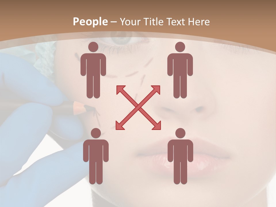 Lined White Drawing PowerPoint Template